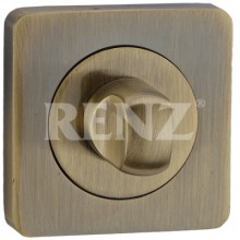 Сантехническая завертка к ручкам RENZ BK 02 BIG АВ квадр. антик бронза (5)