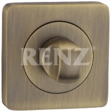 Сантехническая завертка к ручкам RENZ INBK 02 BIG МАВ квадр. бронза античная матовая (5)